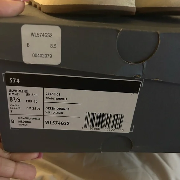 New Balance Kids Sneakers in Green and Yellow - Picture 8 of 8